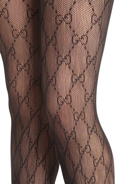 gucci distressed stockings|Gucci stockings with runs.